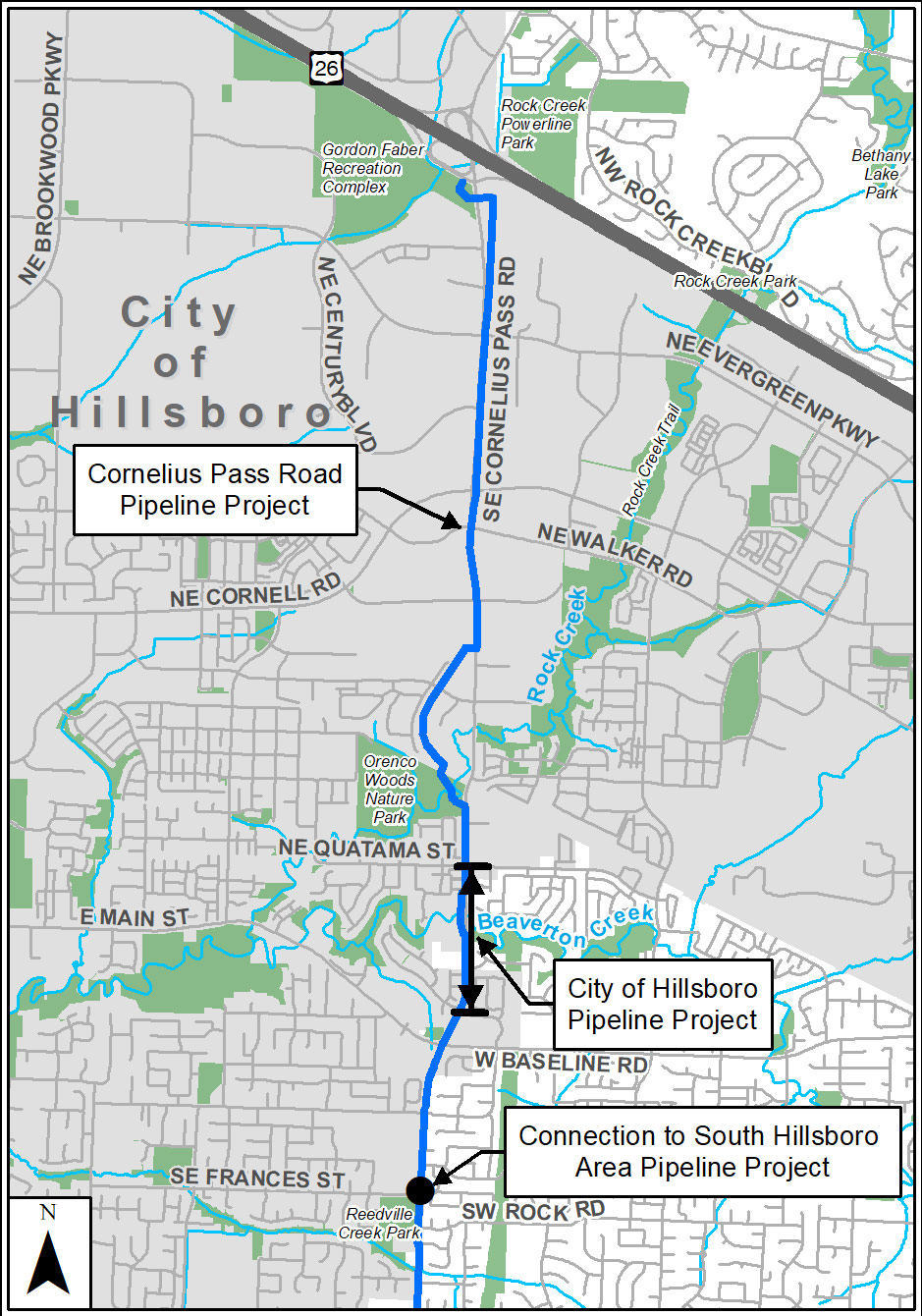 Cornelius Pass Road Pipeline Project Willamette Water Supply Program